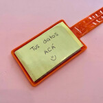 Travel Tag Paprika Miami Naranja